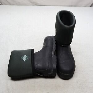 Muck Unisex M7 W8 Rain Boots Green Chore Classic Steel Toe Mid Waterproof 050022